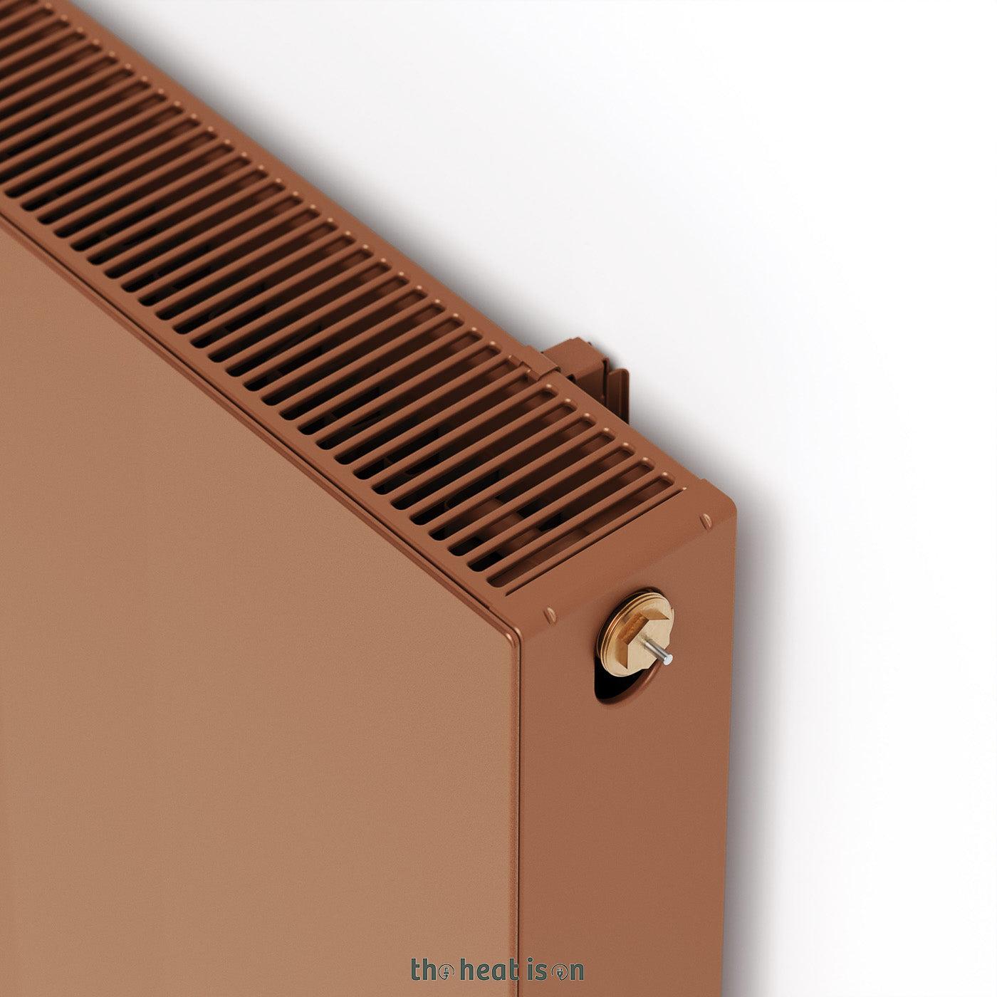 Terma SOLID, 600h x 800w(mm), 3785  BTUs Designer Radiator, Bright Copper