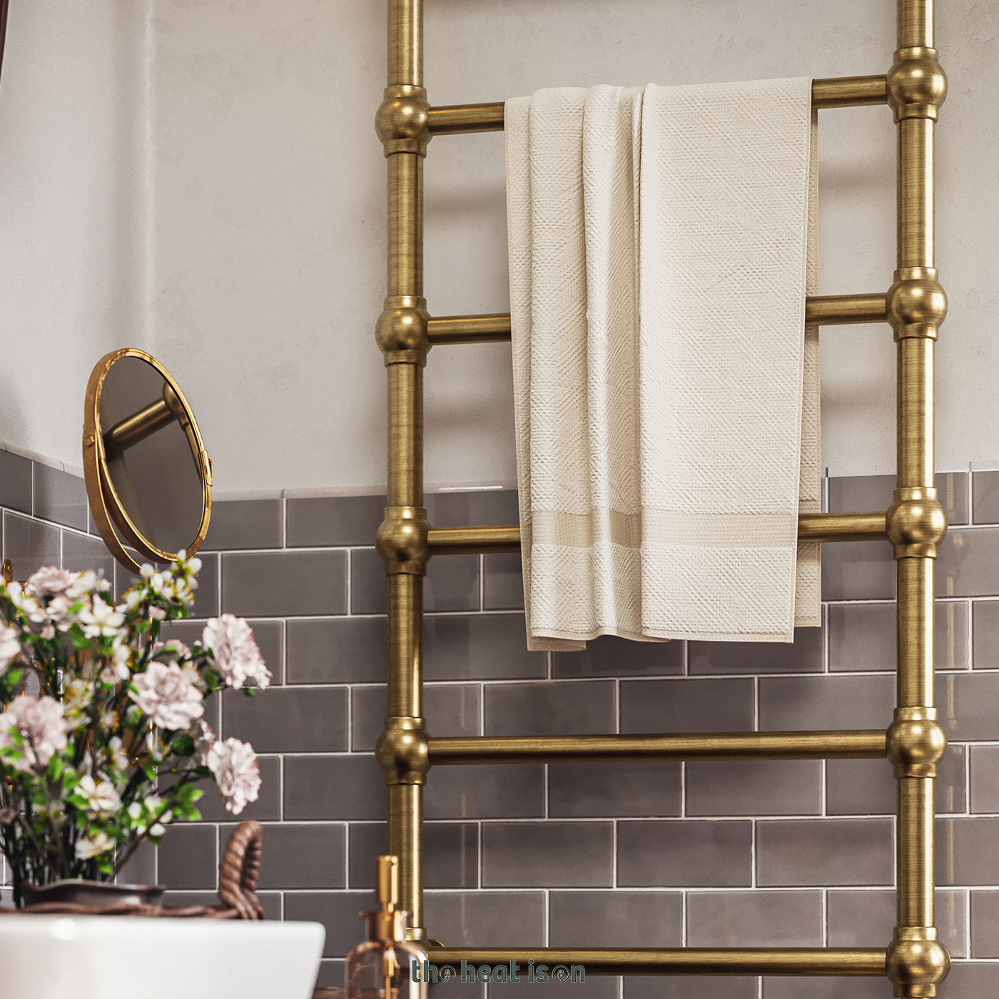 09-terma-retro-dual-fuel-towel-rail_-1170h-x-504w_mm_-1051-btus_-300w_-blackened-brass-_premium-wet-paint_-_with-unico-dual-fuel-valve-in-brass-_-veo-black-_brass-wi-fi-element_-30-60