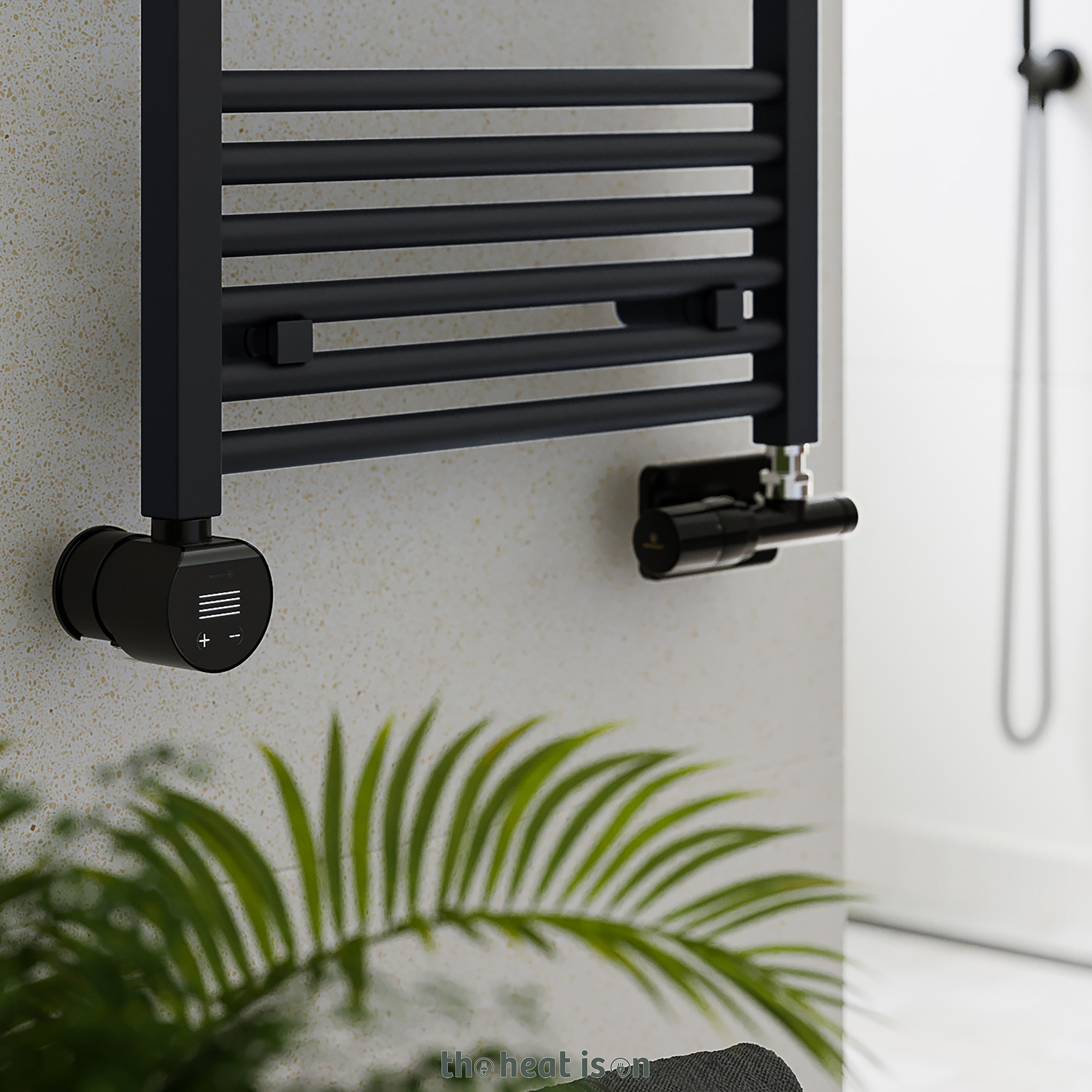 09_Thermostatic-50mm-Radiator-Valves-_TRVs_-with-Immersion-Tube-_for-Dual-Fuel_-_-Pipe-Masking_-Matt-Black-_RAL-9005_-LEFT-SIDED_-ANGLED_-UNICO_5b34af31-d57b-40b8-a6fa-f16487e24b6f