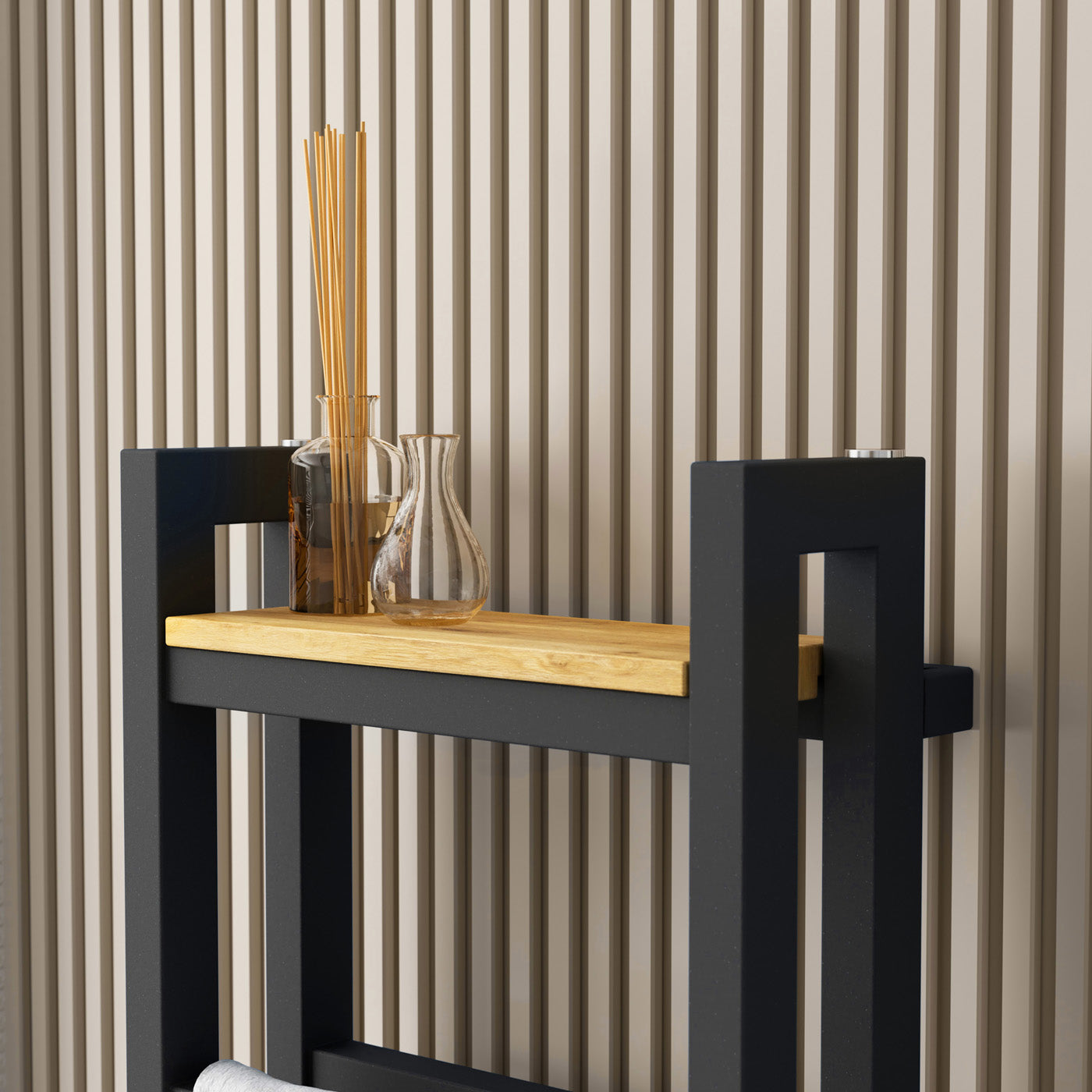 09_Wooden-Shelf-Accessory_-Beech_-for-Terma-STAND-Towel-Rail_-400mm-Wide-Model