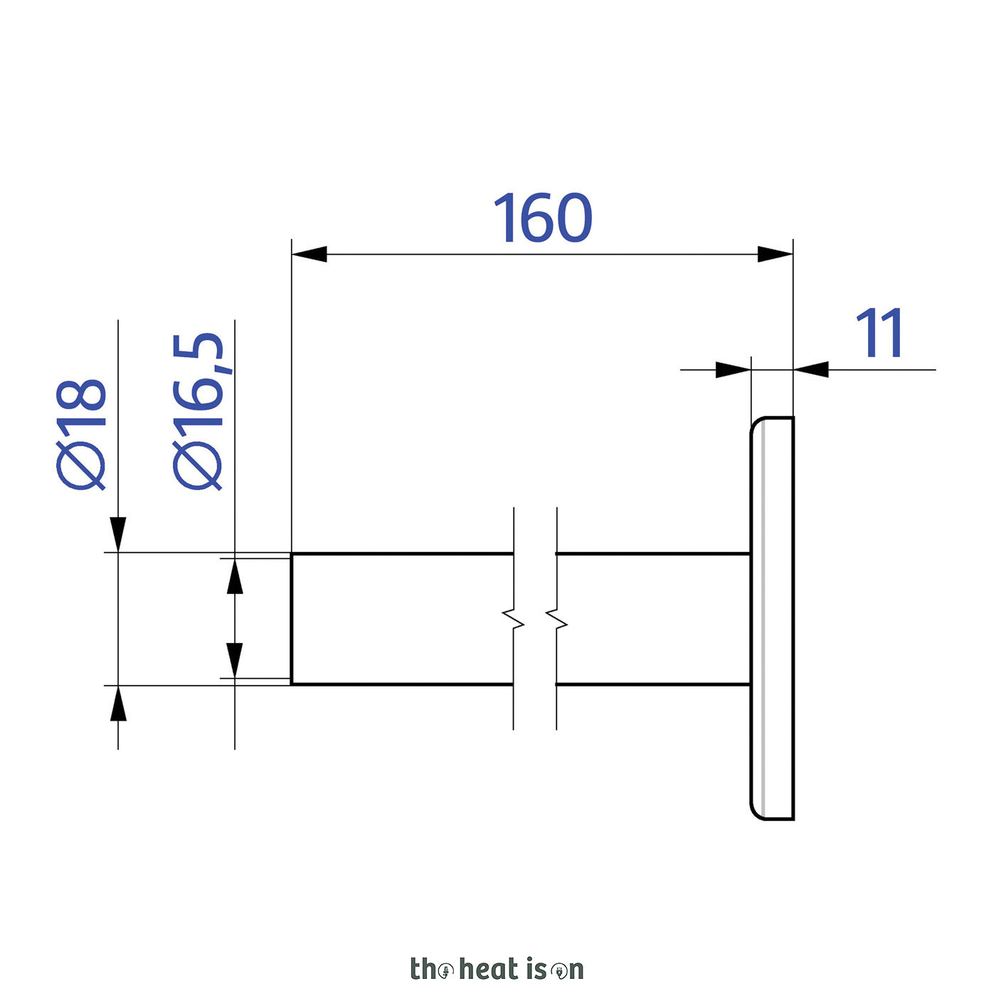 Thermostatic Radiator Valves (TRVs) & Pipe Masking,  Raw Metal, LEFT or RIGHT SIDED, ANGLED, ARTISTIC