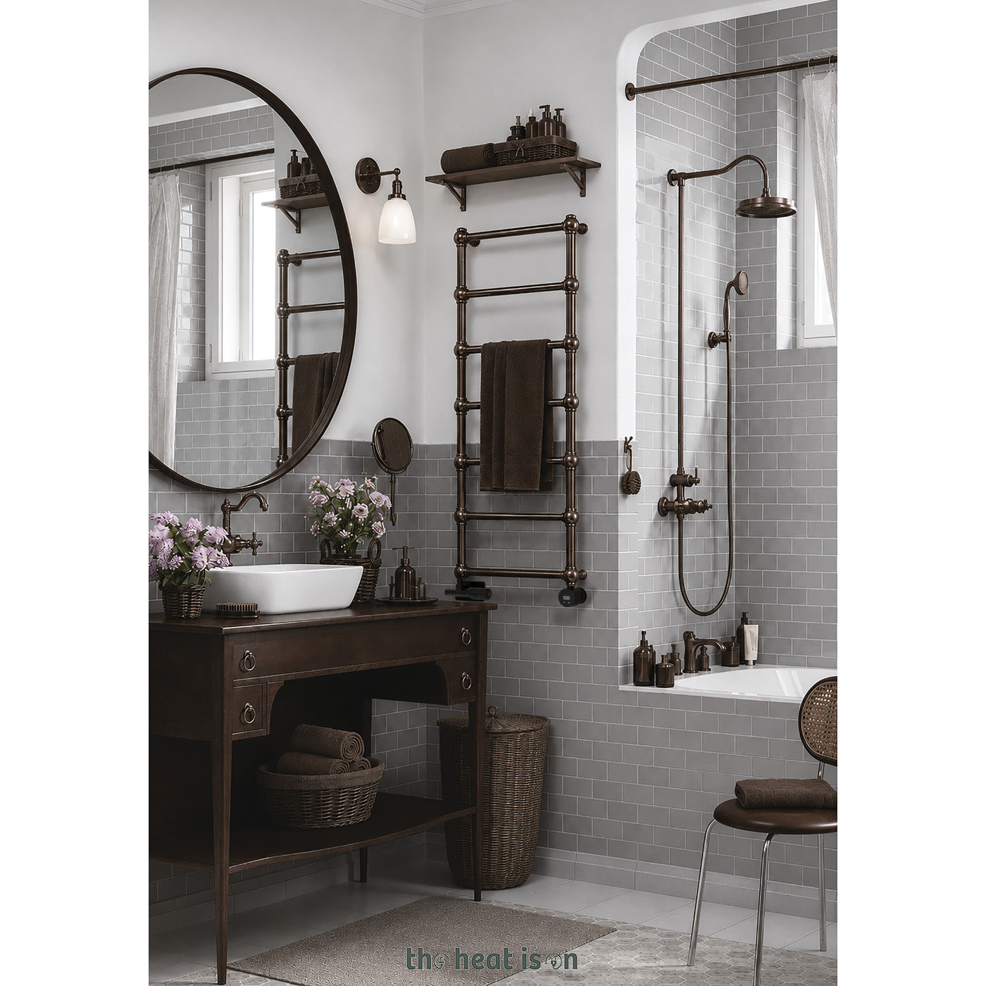 10-terma-retro-dual-fuel-towel-rail_-1170h-x-504w_mm_-1051-btus_-300w_-dark-bronze-_with-unico-dual-fuel-valve-in-dark-bronze--_-veo-black_black-wi-fi-element_-30-60_c