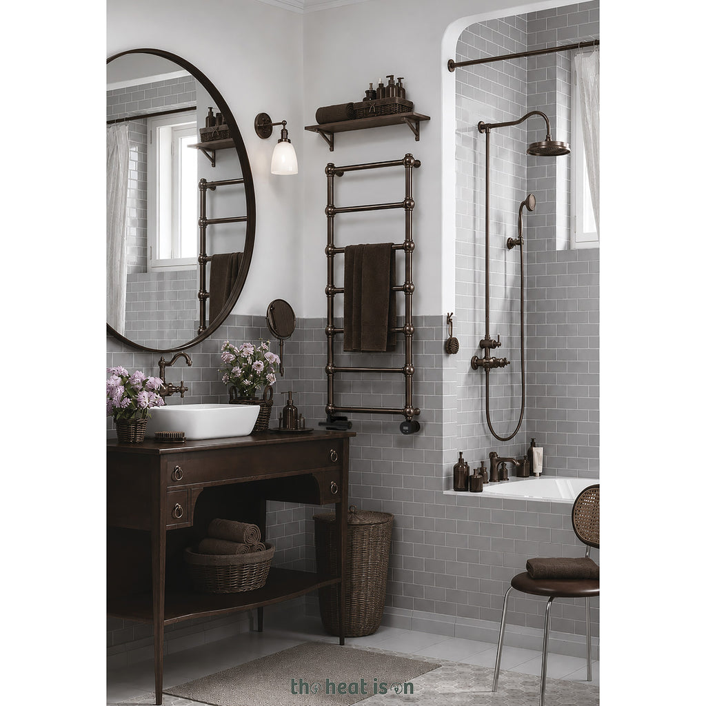 10-terma-retro-dual-fuel-towel-rail_-1170h-x-504w_mm_-1051-btus_-300w_-dark-bronze-_with-unico-dual-fuel-valve-in-dark-bronze--_-veo-black_black-wi-fi-element_-30-60_c