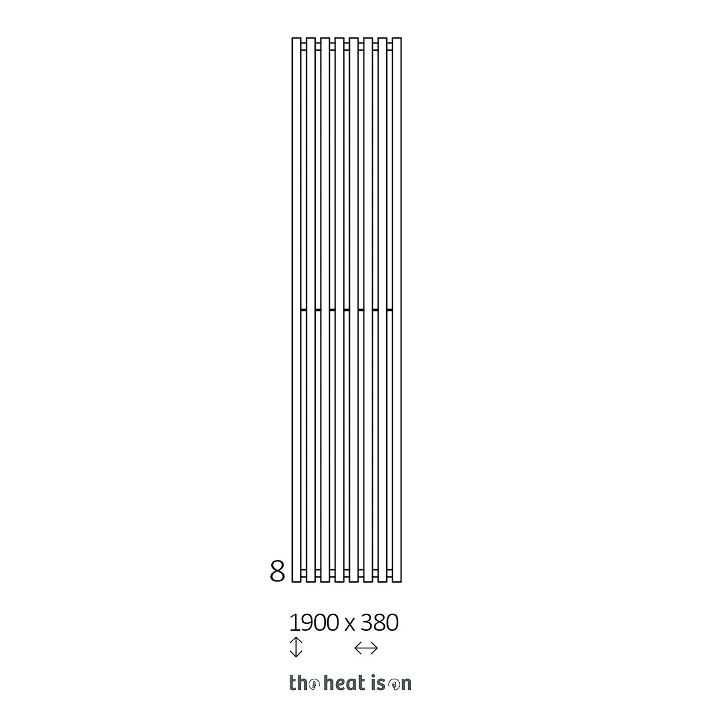 10-terma-triga-dual-fuel-radiator-3279-btus-1kw-1900h-x-380wmm-anodic-brown-with-unico-dual-fuel-valve-in-chrome-ktx-3-element-in-chrome-30-60oc
