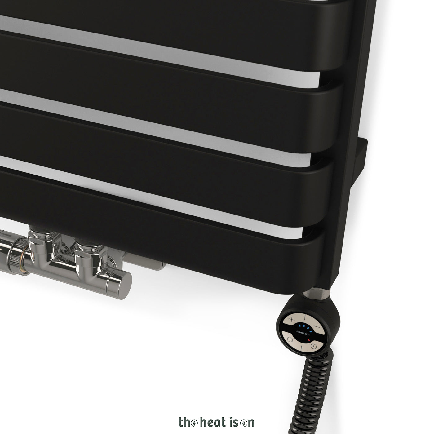 10-terma-warp-t-dual-fuel-towel-rail-1110h-x-500wmm-50mm-connections-1887-btus-600w-matt-black-ral-9005-with-twins-valves-in-chrome-moa-in-black-30-60oc