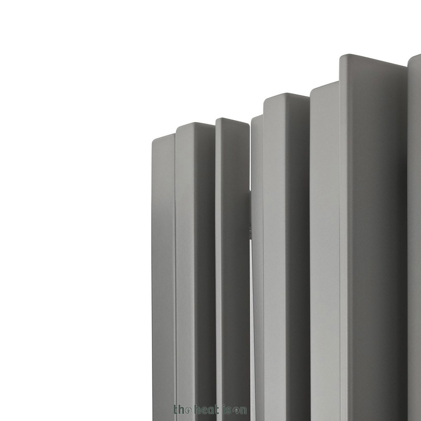 Terma SHERWOOD V, 1600h x 330w(mm), (50mm Central Connections) 2481 BTUs, Vertical Designer Radiator, Metallic Beige (aka Taupe Grey)