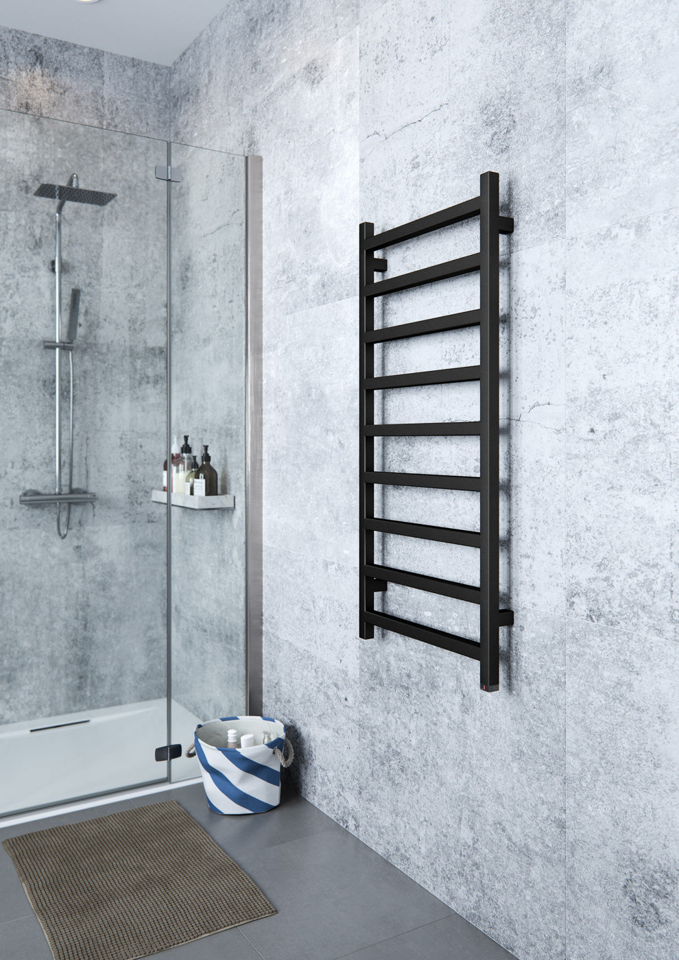 11_Terma-SIMPLE-ONE-_internalised-element-45_60-deg._-1080_500_-400w-Electric-Towel-Rail_-Textured-Heban-Black