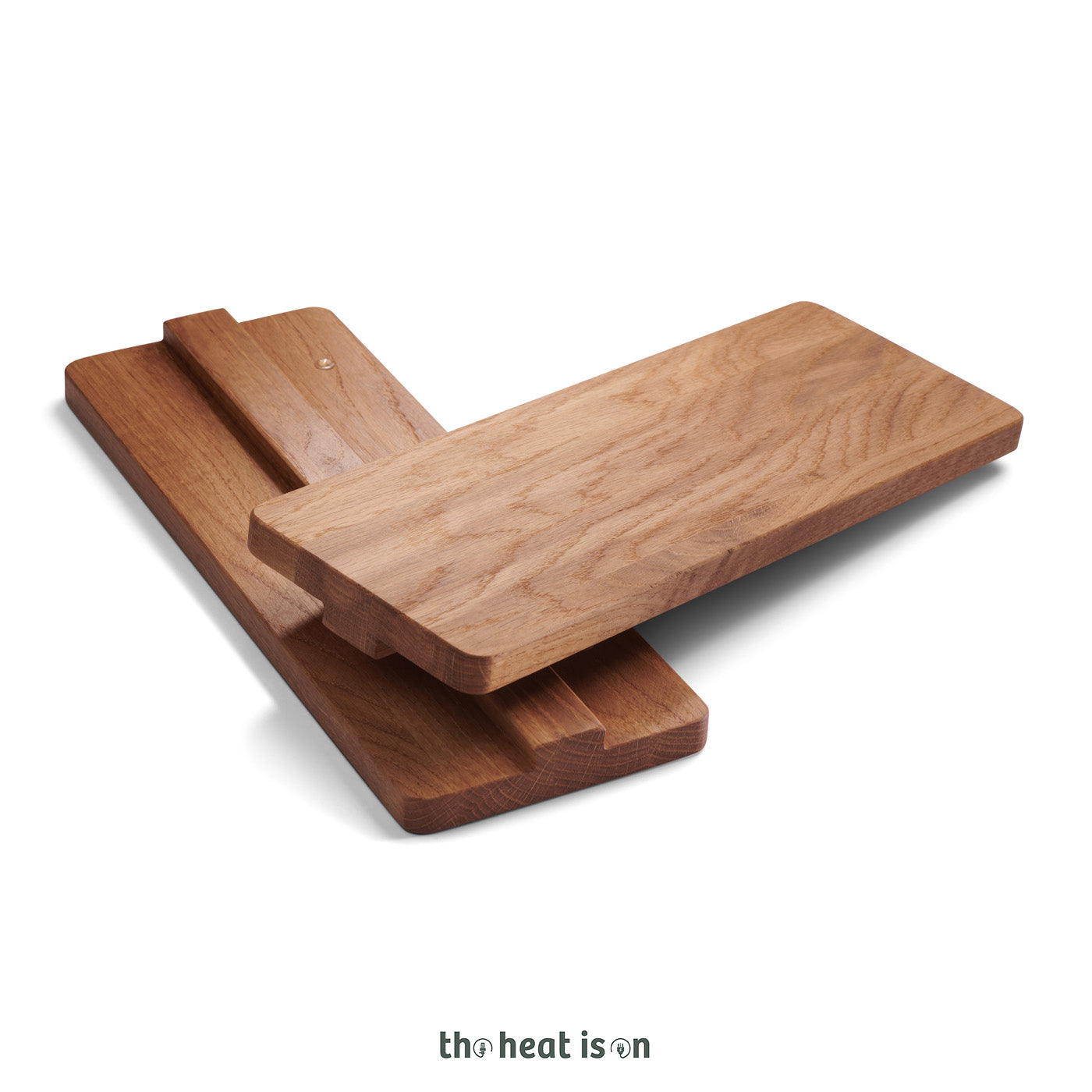 11_Wooden-Shelf-Accessory_-Oak_--for-Terma-BOOKIE-Towel-Rail_-400mm-Wide-Stand-Model