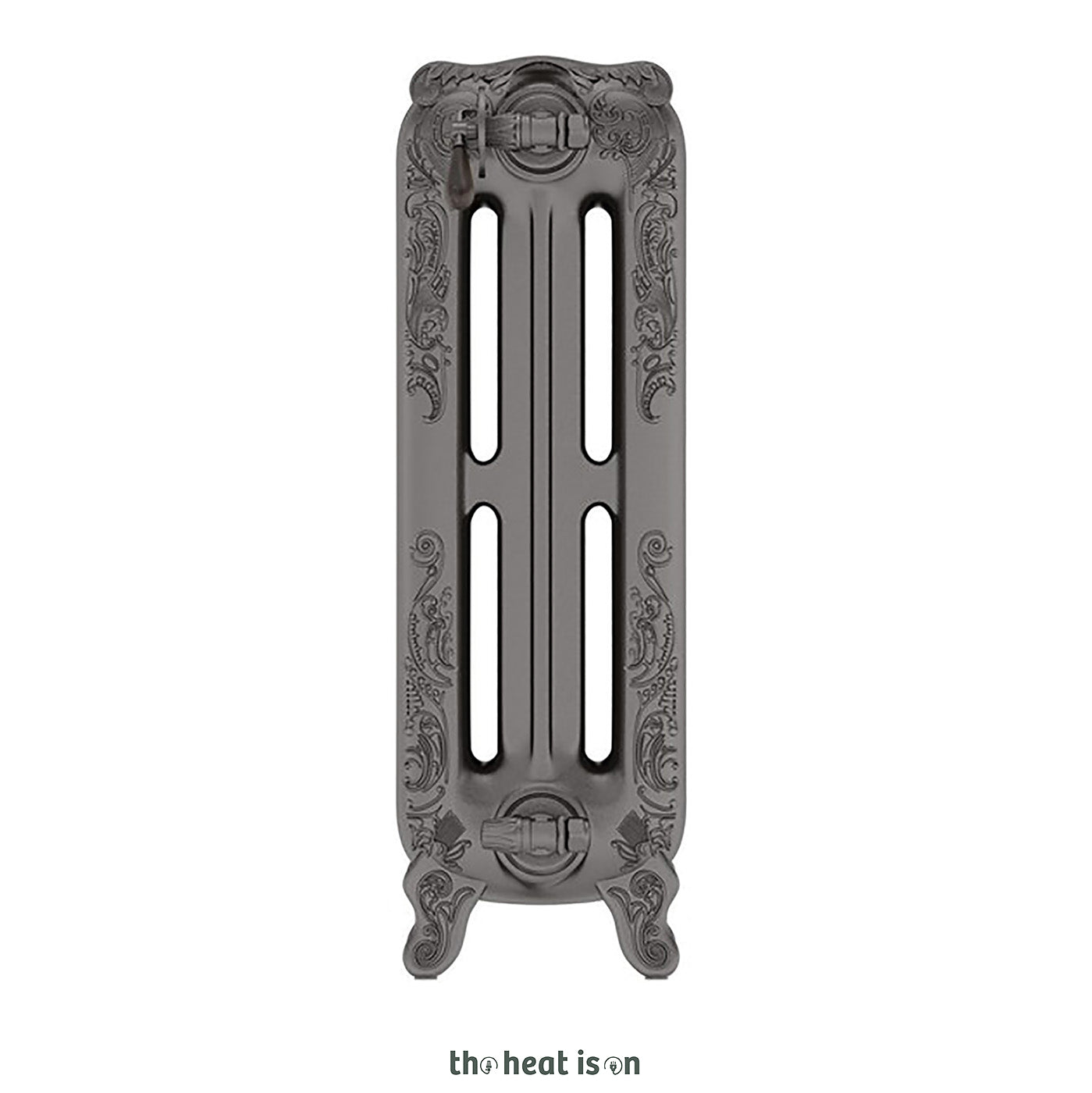 Terma OXFORD, 710h x 1180w(mm), 6831 BTUs Horizontal Cast Iron Radiator, Raw Metal