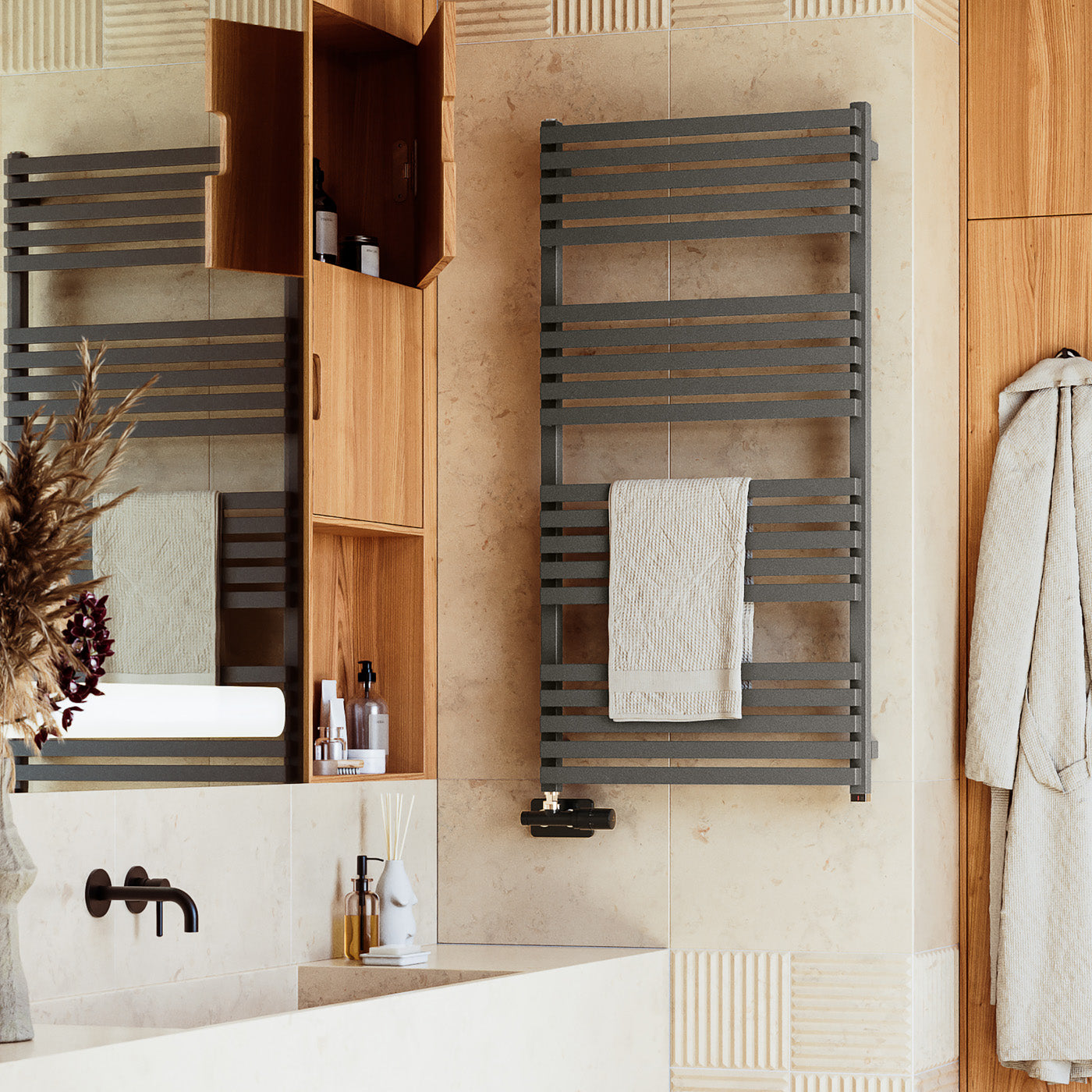11_terma-quadrus-slim-one-dual-fuel-towel-rail_-1185h-x-450w_mm_-1832-btus_-600w_-metallic-stone-_with-unico-dual-fuel-valve-in-chrome-_-internal-one-element_-45_60oc