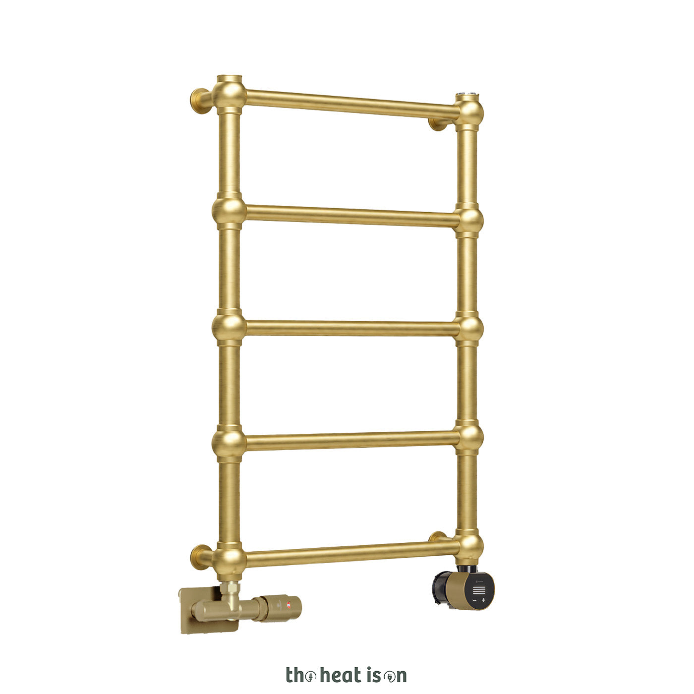 12-terma-retro-dual-fuel-towel-rail-800h-x-504wmm-717-btus-200w-brass-premium-wet-paint-with-unico-dual-fuel-valve-in-brass-veo-black-brass-wi-fi-element-30-60-c