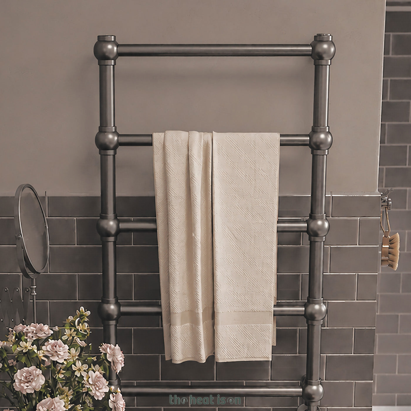 13-terma-retro-dual-fuel-towel-rail-1170h-x-504wmm-1051-btus-300w-raw-metal-premium-wet-paint-with-unico-dual-fuel-valve-in-raw-metal-veo-black-raw-metal-wi-fi-element-30-60-c