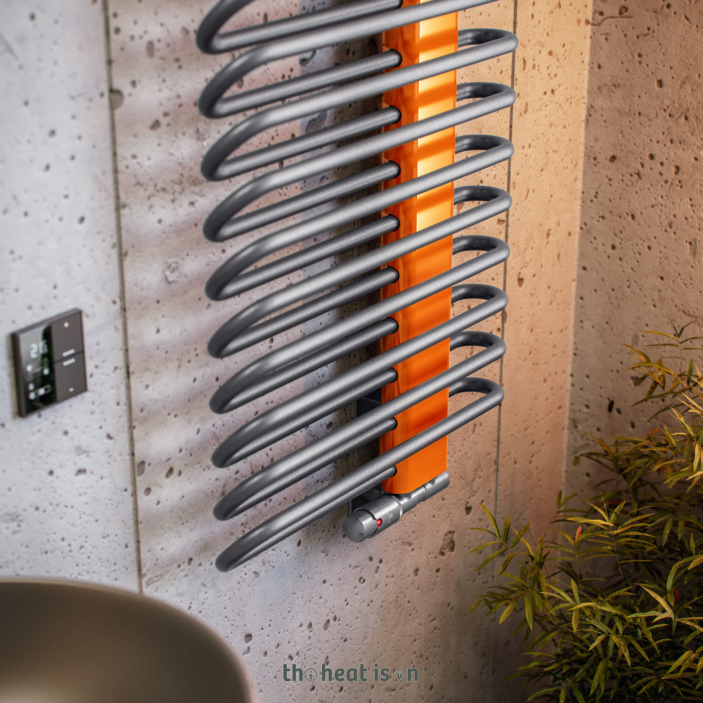 13_Terma-MICHELLE_-1200h-x-500w_mm_-2459-BTUs-Heated-Towel-Rail_-Graphite-Grey-_Bars_-Orange-RAL-2003-_Masking_02d137fc-ea2d-4ade-816c-138c8c188b77