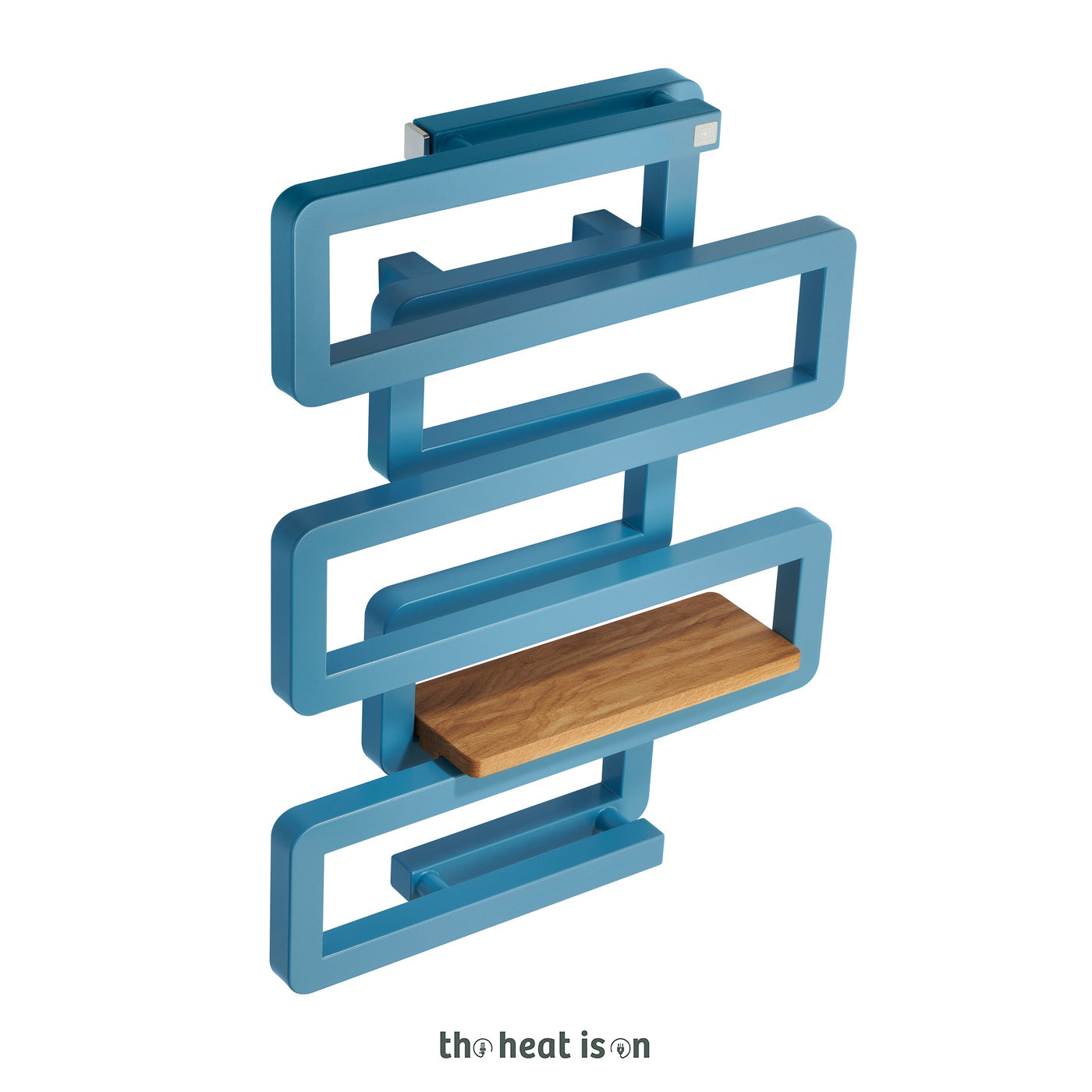 13_Wooden-Shelf-Accessory_-Oak_--for-Terma-BOOKIE-Towel-Rail_-400mm-Wide-Stand-Model