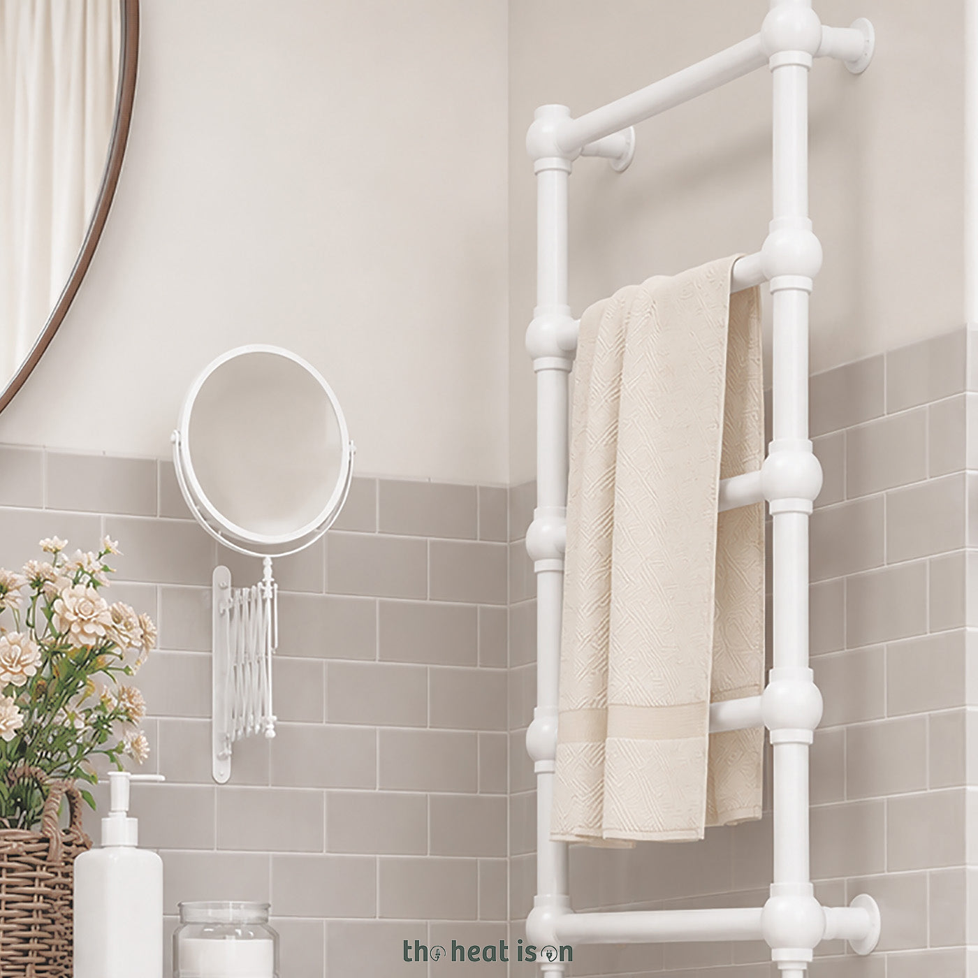 14-terma-retro-dual-fuel-towel-rail-1170h-x-504wmm-1051-btus-300w-matt-white-ral-9016with-unico-dual-fuel-valve-in-matt-white-veo-white-white-wi-fi-element-30-60-c