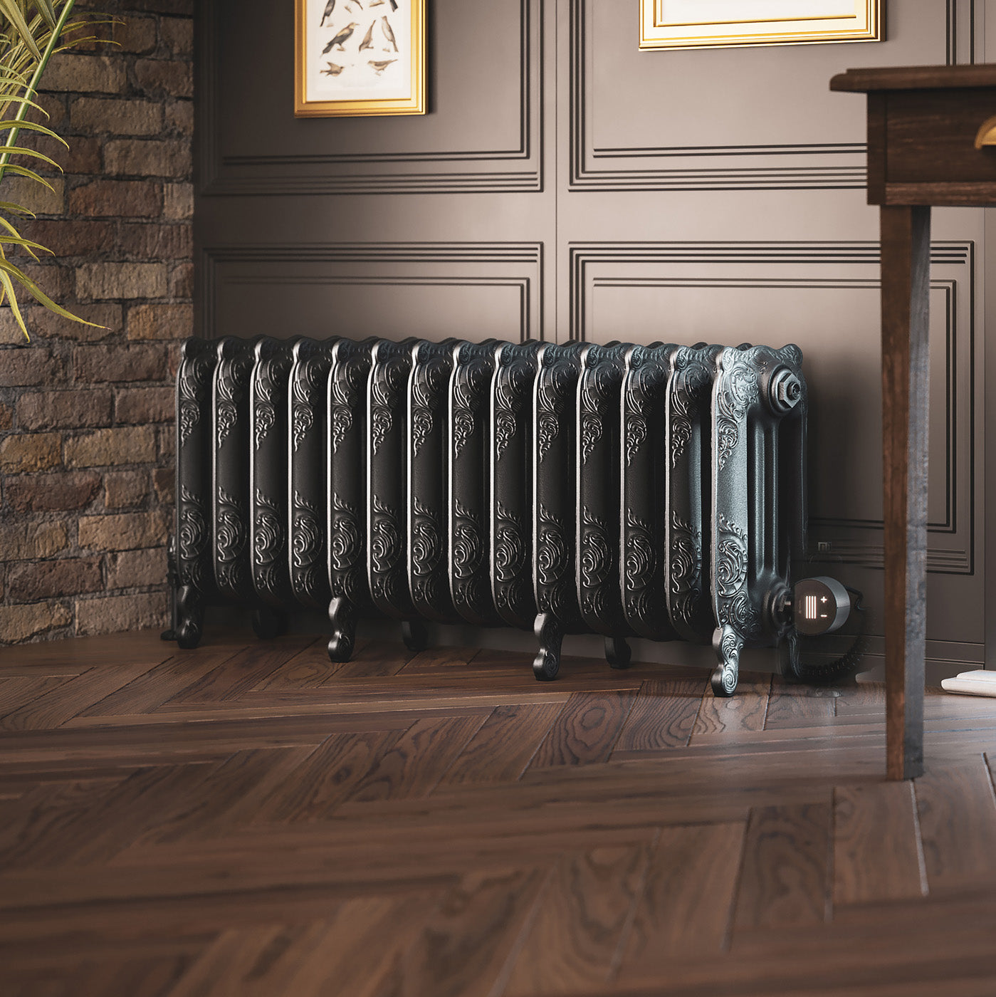 14_Terma-OXFORD-E-_Wi-Fi_-UK-plug_-470h-x-1016w_mm_-1-Kw-Cast-Iron-Electric-Radiator_-Raw-Metal