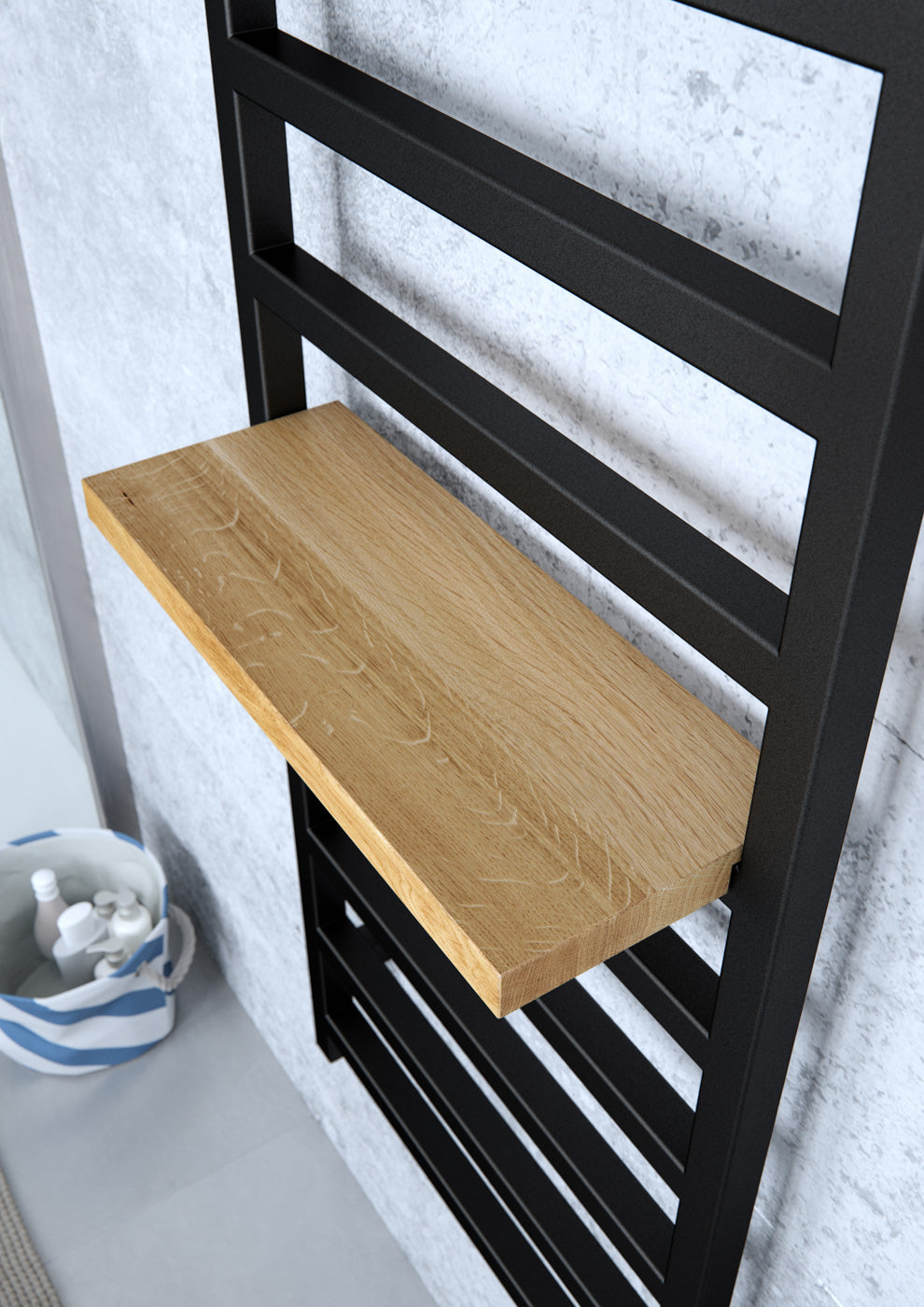 14_Terma-SIMPLE-ONE-_internalised-element-45_60-deg._-1080_500_-400w-Electric-Towel-Rail_-Textured-Heban-Black