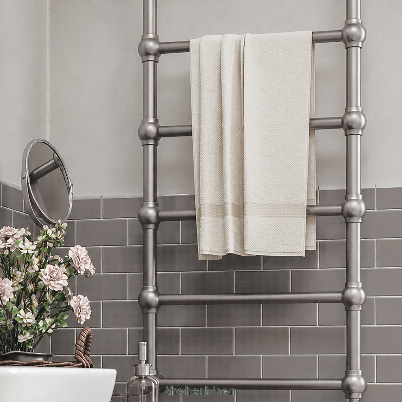 17-terma-retro-dual-fuel-towel-rail-800h-x-504wmm-717-btus-200w-inox-grey-with-unico-dual-fuel-valve-in-inox-grey-veo-black-metal-alive-wi-fi-element-30-60-c
