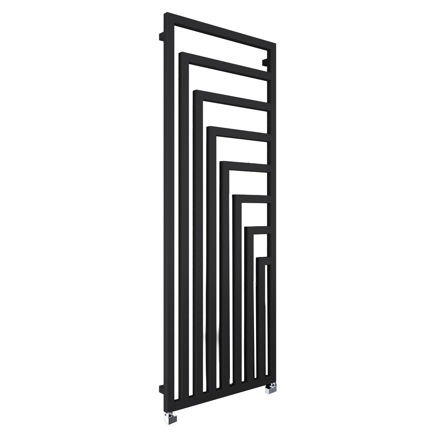 Terma ANGUS V, 1780h x 680w(mm), 3805 BTUs Designer Radiator, Heban Black