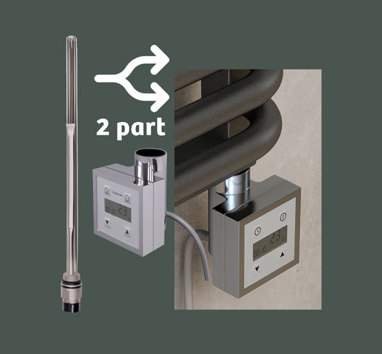 heating elements in 2 parts (probe + controller) for radiators