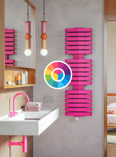 Bright-Colour-Electric-Towel-Rails-Collection