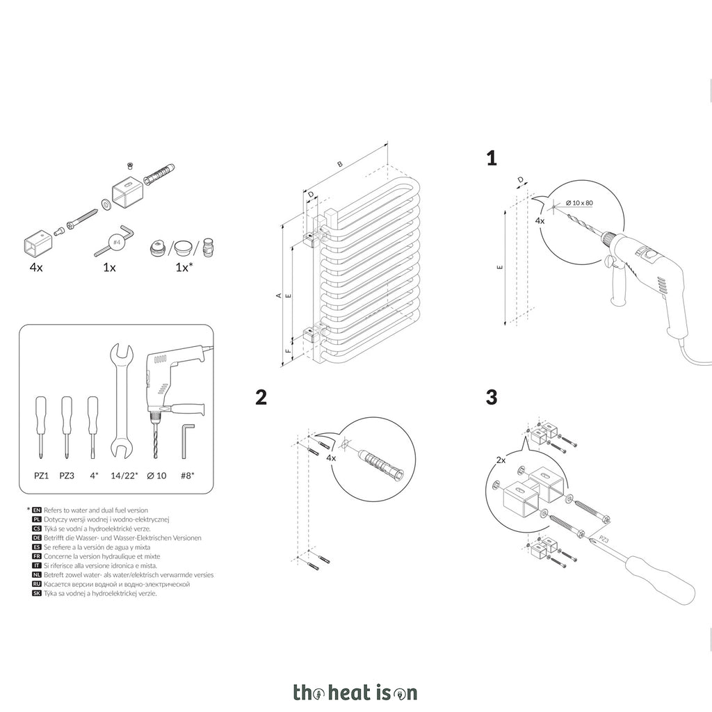 EAN5901804736278HeatedTowelRailMIchelle780x400GraohiteOrangefitting-2_2133c1ef-d595-4968-8357-b790396133d2