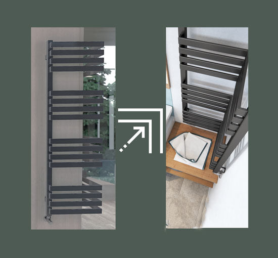 Prodruting Rails heated towel rails to go around or in corners