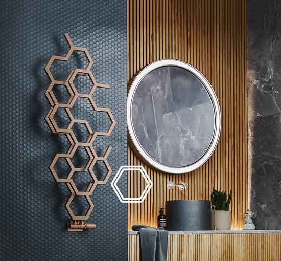 hexagon radiators UK – bold geometric designer radiators