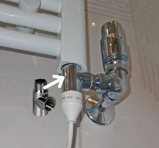 including useful dual setup images / shopping lists of items - showing optimal installation using a t piece