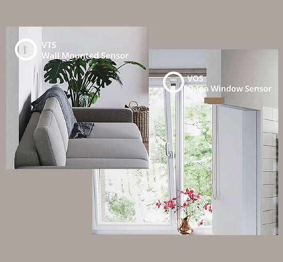 open window sensor and temperature & humidity sensor for TERMA SMART Wi ...