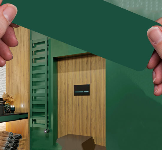 electric-towel-rails-in-green