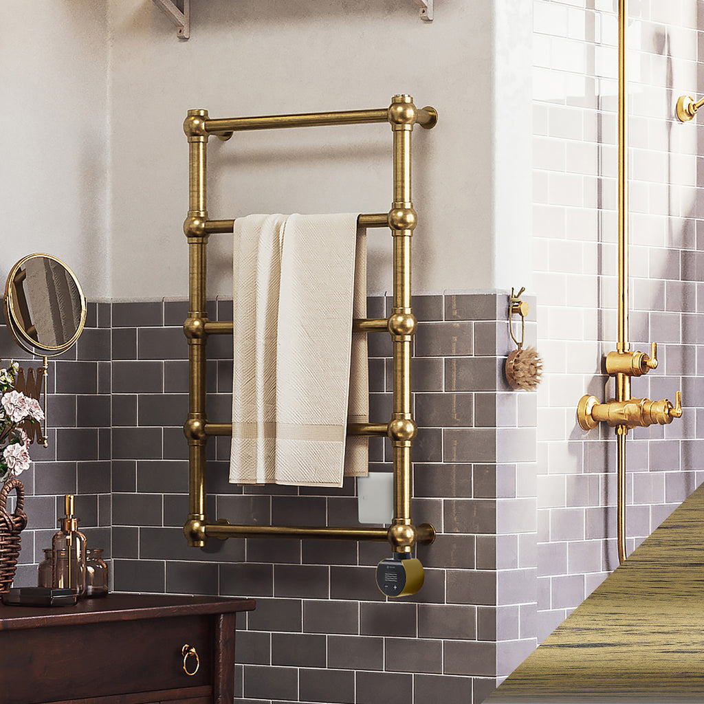 withOVERLAY05-terma-retro-dual-fuel-towel-rail_-800h-x-504w_mm_-717-btus_-200w_-blackened-brass-_premium-wet-paint_-_-_with-unico-dual-fuel-valve-in-chrome-_-veo-black_brass-wi-fi-ele